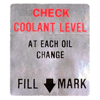 QRP® - Caution Fan Decal