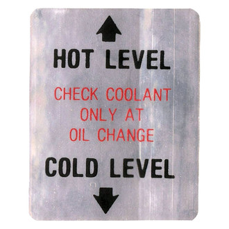 QRP® - Caution Fan Decal