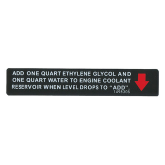 QRP® - Cooling System Decal