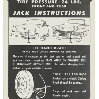 QRP® - Jacking Instructions Decal
