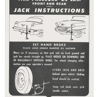 QRP® - Trunk Jack Instruction Decal