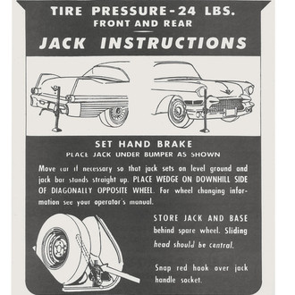 QRP® - Trunk Jack Instruction Decal