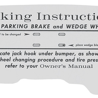 QRP® - Trunk Jack Instruction Decal