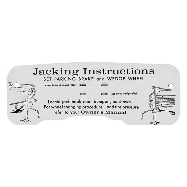 QRP® - Jacking Instruction Tag