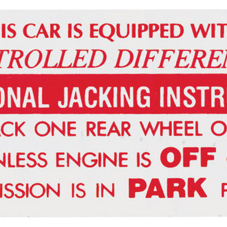 QRP® - Controlled Differential Decal