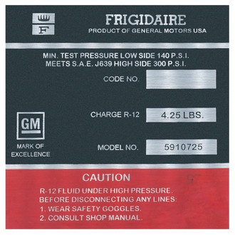 QRP® - AC Compressor Decal