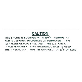 QRP® - Cooling System Decal