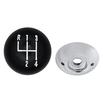 QRP® - Manual 4-Speed Pattern Black Shift Knob