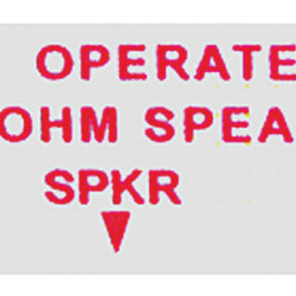 QRP® - Radio Harness Plug Decal