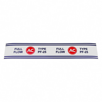 QRP® - Oil Filter Decal