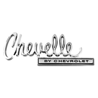 RESTOPARTS® - "Chevelle by Chevrolet" Trunk Lid Emblem