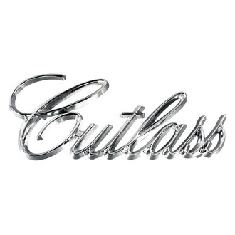 QRP® - "Cutlass" Script Trunk Lid Emblem