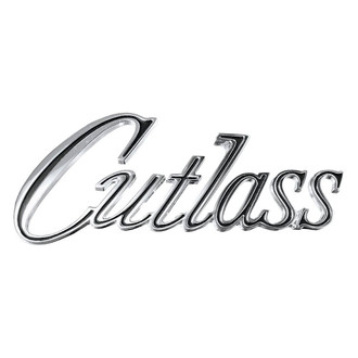 QRP® - "Cutlass" Script Trunk Lid Emblem