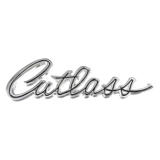 QRP® - "Cutlass" Script Trunk Lid Emblem