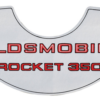 QRP® - "Oldsmobile Rocket 350" Small Air Cleaner Decal