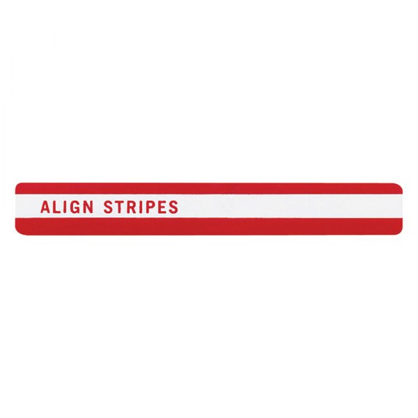 QRP® - Radiator Alignment Stripes Decal