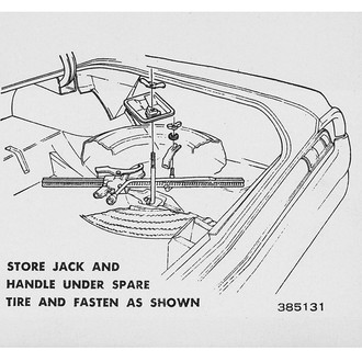 QRP® - Tire Stowage Decal