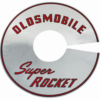 QRP® - "Oldsmobile Super Rocket" 7.5" Air Cleaner Decal 4bbl