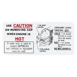 QRP® - Cooling System Caution