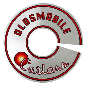 QRP® - "Oldsmobile Super Rocket" 7.5" Air Cleaner Decal