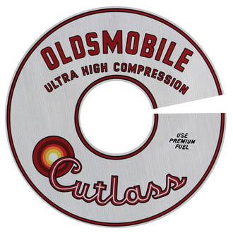 QRP® - "Ultra-High Compression" 11" Silver Air Cleaner Decal