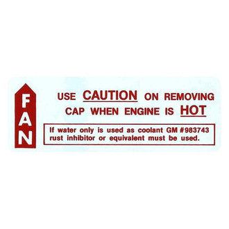 QRP® - Cooling System Caution