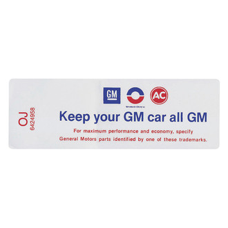 QRP® - Air Cleaner Decal