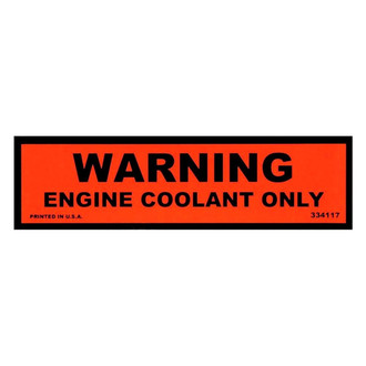 QRP® - Cooling System Decal