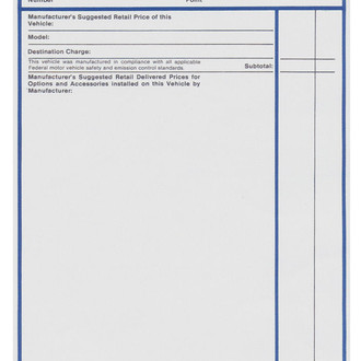 QRP® - Window Sticker
