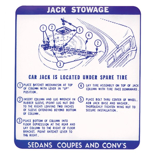 QRP® - Jack Stowage Decal