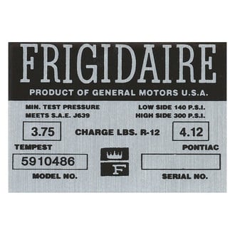 QRP® - AC Compressor Decal