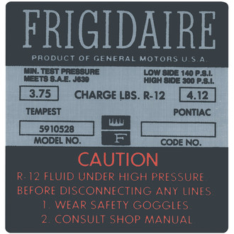 QRP® - AC Compressor Decal