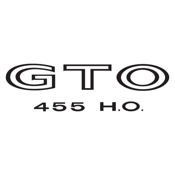 QRP® - "GTO 455 HO" Fender Decal