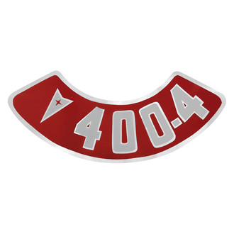 QRP® - "400 4V" Air Cleaner Decal