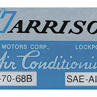 QRP® - Harrison Air Conditioning Decal