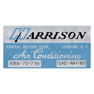 QRP® - Harrison Air Conditioning Decal