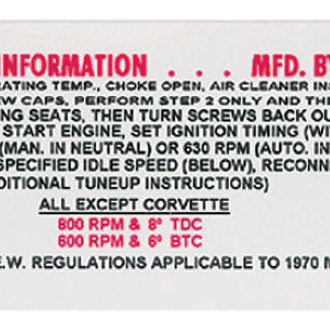 QRP® - Emissions Decal 350 300HP