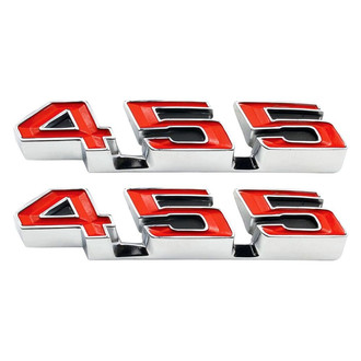QRP® - "455" Red Rocker Panel Emblems