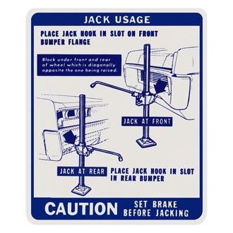 QRP® - Jacking Instruction Decal