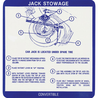 QRP® - Jack Stowage Decal