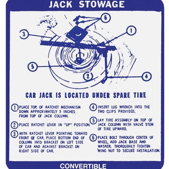 QRP® - Jack Stowage Decal