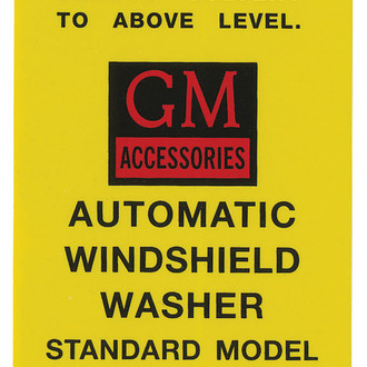 QRP® - Windshield Washer Bottle Cap Decal
