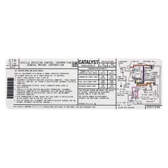QRP® - Emissions Decal #25511246