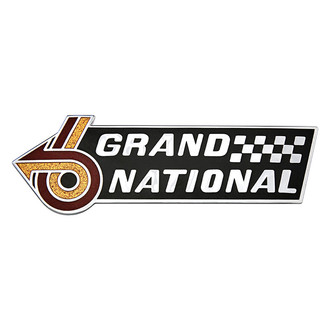 RESTOPARTS® - "Grand National" Fender/Trunk Lid Emblem