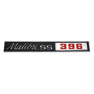 QRP® - "Malibu SS 396" Trunk Lid Emblem