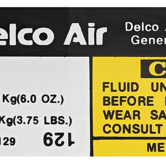 QRP® - Air Conditioning Compressor Decal