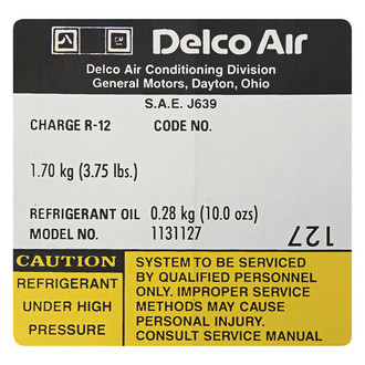 QRP® - AC Compressor Decal