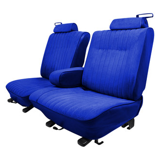 QRP® - Front Split Bench Seat Upholstery, Navy Blue