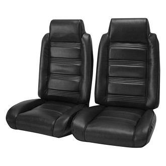 QRP® - Front Bucket Seat Upholstery, Black
