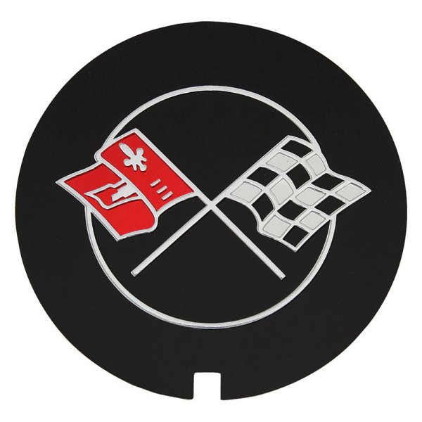 QRP® - Crossed Flags Valve Cover Emblem